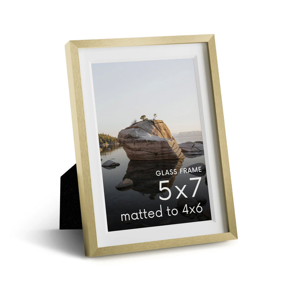 Gold Metal Frame / 5x7