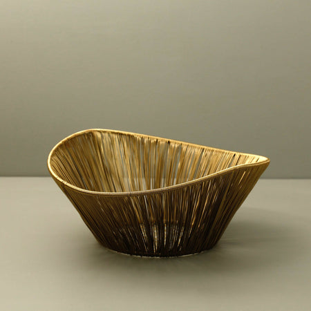 Gold Rhythm Wire Basket