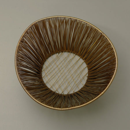 Gold Rhythm Wire Basket