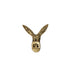 Golden Rabbit Head Hook