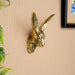 Golden Rabbit Head Hook