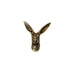 Golden Rabbit Head Hook