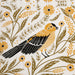 Gingiber Tea Towel / Goldfinch