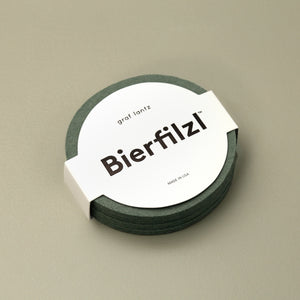 Graf Lantz Round Coaster 4pc Pack / Spruce