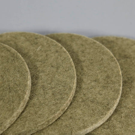 Graf Lantz 4pc Round Coasters / Sage