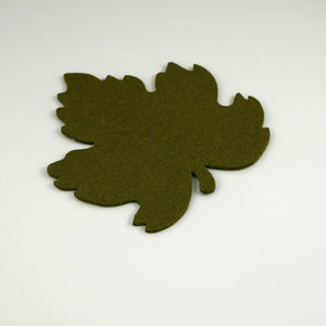 Graf Lantz Leaf Felt Trivet /Moss