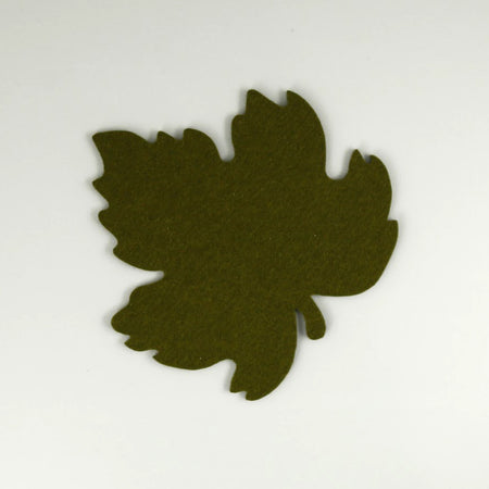 Graf Lantz Leaf Felt Trivet /Moss
