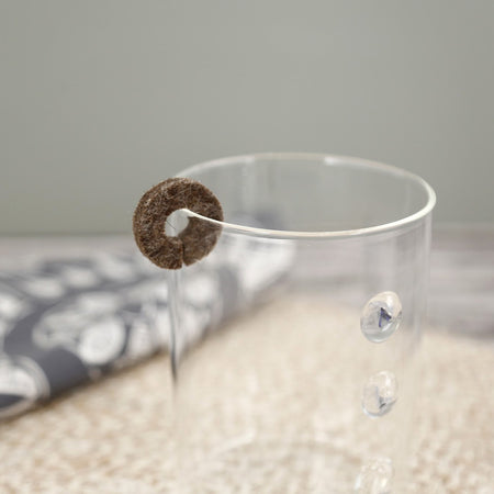 Graf Lantz Round Wine Glass Tags / Ikebana