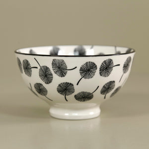 Gray Dandelion 4" Bowl