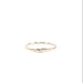 14K Diamond Hammered Textured Gold Ring