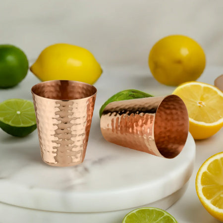 Hammered Shot Glass / Copper