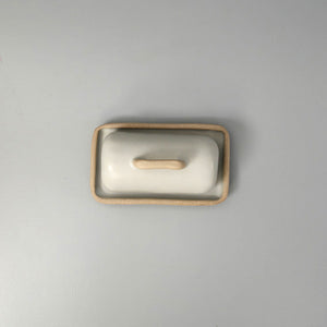 Hand Made Butter Dish / Seaglass