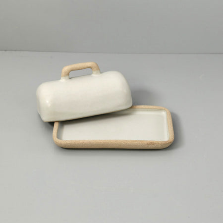 Hand Made Butter Dish / Seaglass