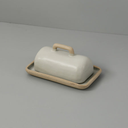 Hand Made Butter Dish / Seaglass