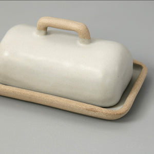 Hand Made Butter Dish / Seaglass