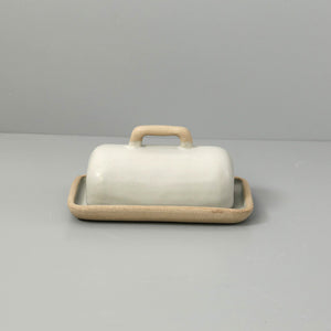 Hand Made Butter Dish / Seaglass