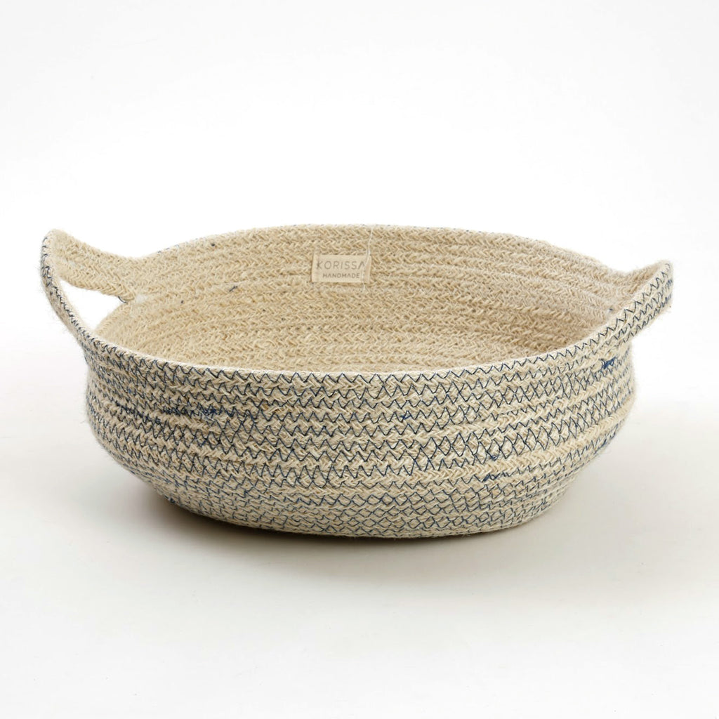 Handled Amari Basket / Blue