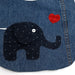Handmade Baby Bib / Elephant