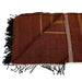 Handwoven Ethiopian Cotton Throw Blanket / Copper