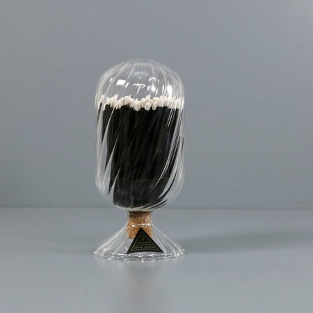 Helix Blown Glass Cloche w/ Tuxedo Matches