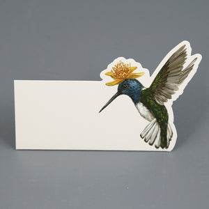 Hester & Cook Paper Place Cards / Hummingbird