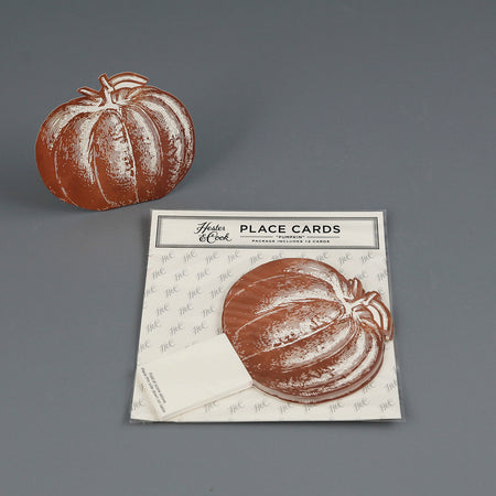 Hester & Cook Paper Place Cards / Pumpkin