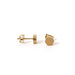 Solid Hexagon Stud Earrings