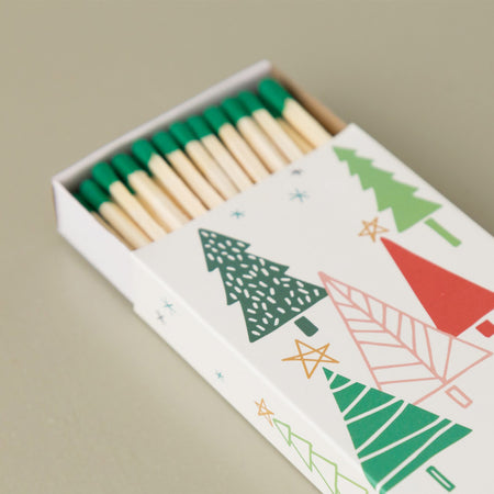 Holiday Design Matchboxes / Drawn Trees