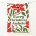 Holiday Tea Towel / Merry Christmas Asshole