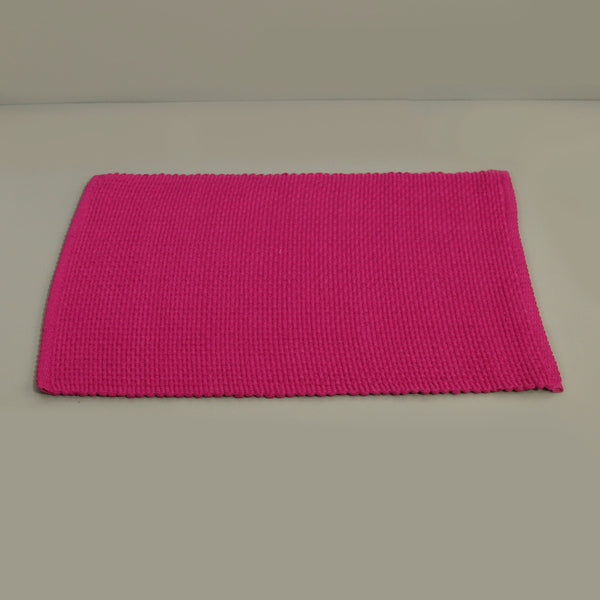 Homespun Solid Placemat / Fuchsia