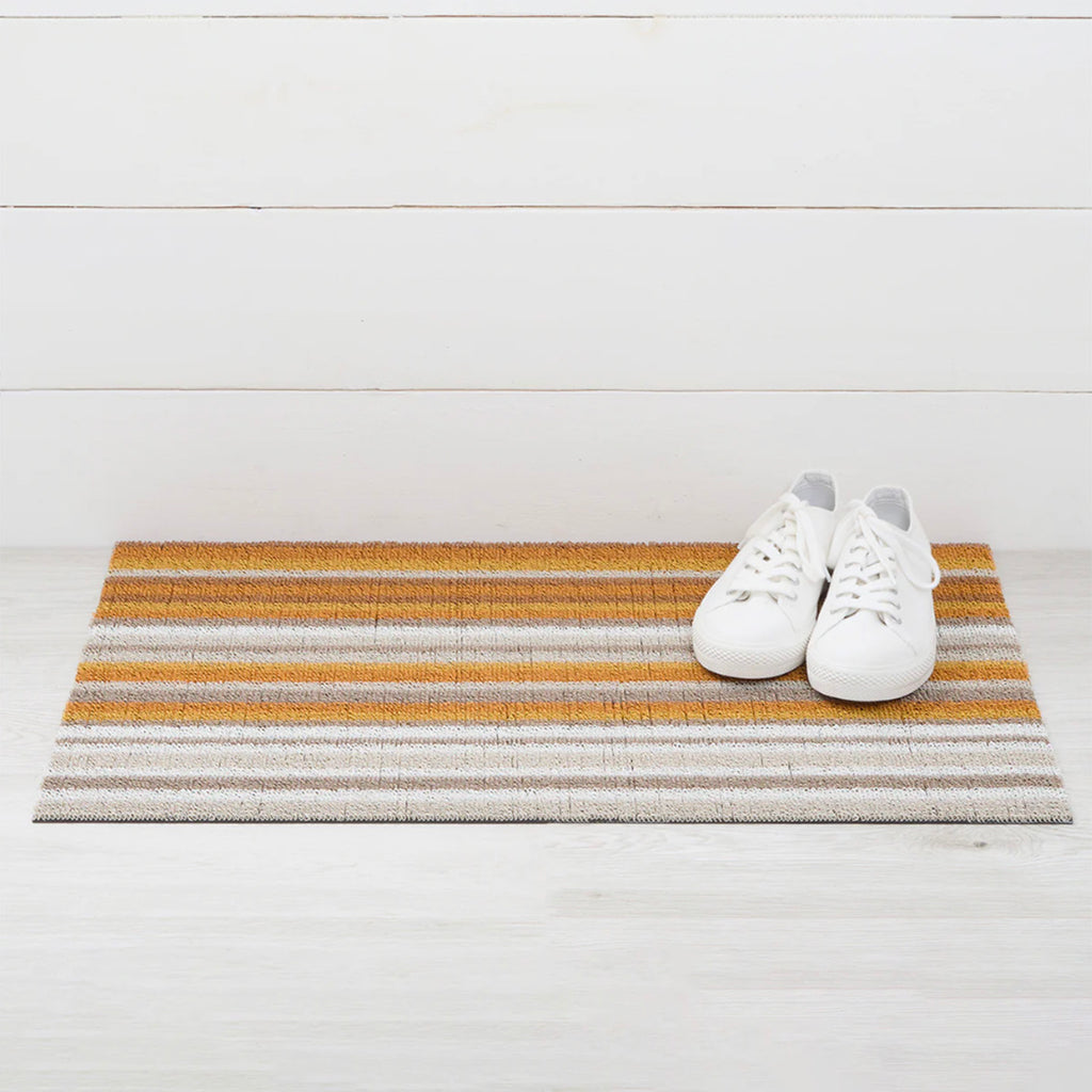 Chilewich Shag Rugs / Horizon Stripe Desert