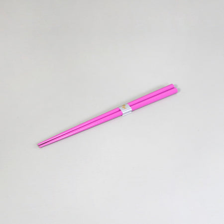 Japanese Style Chopsticks / Hot Pink Wood