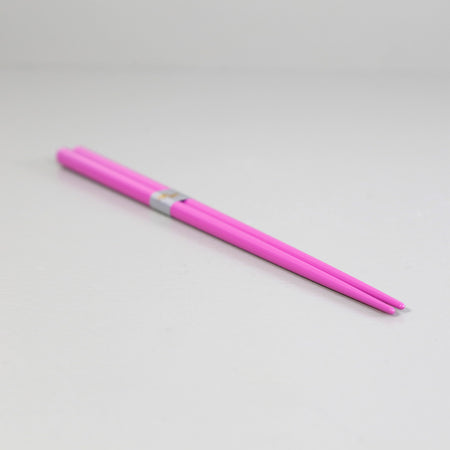 Japanese Style Chopsticks / Hot Pink Wood