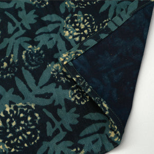 Ichcha Block Print Runner / Flower Field Green 16" x 90"