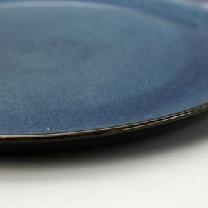 Edan Flat Dinner Plate / Indigo Blue