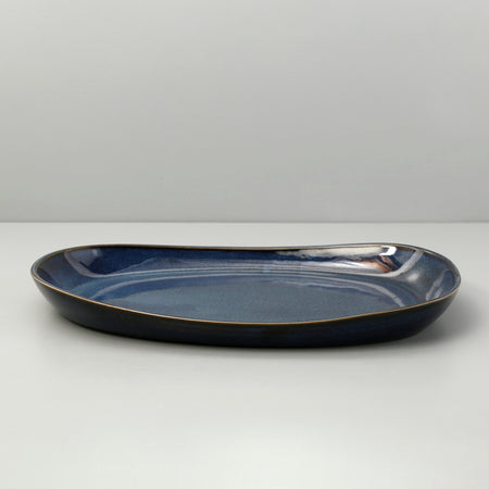Dadasi Oval Platter / Indigo Blue Mini