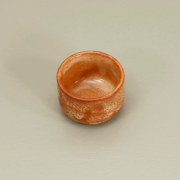 Japanese Ceramic Sake Cups / 2.5oz / Orange