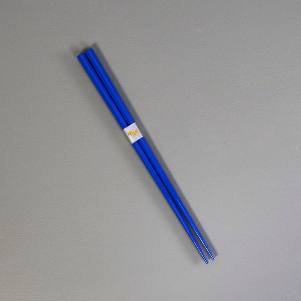 Japanese Style Chopsticks / Royal Blue Wood