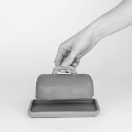 Hand Made Butter Dish / Seaglass
