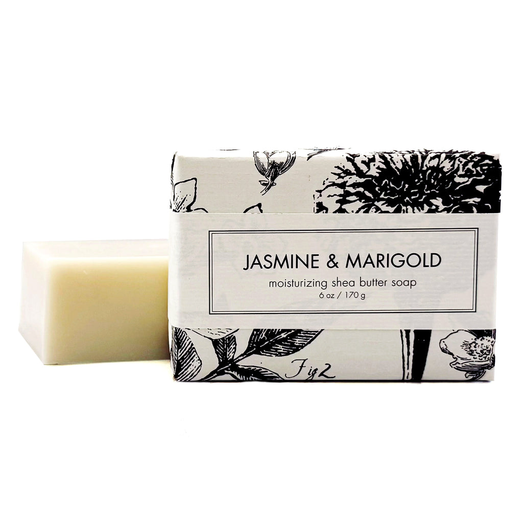 Shea Butter Soap Bar / Jasmine & Marigold