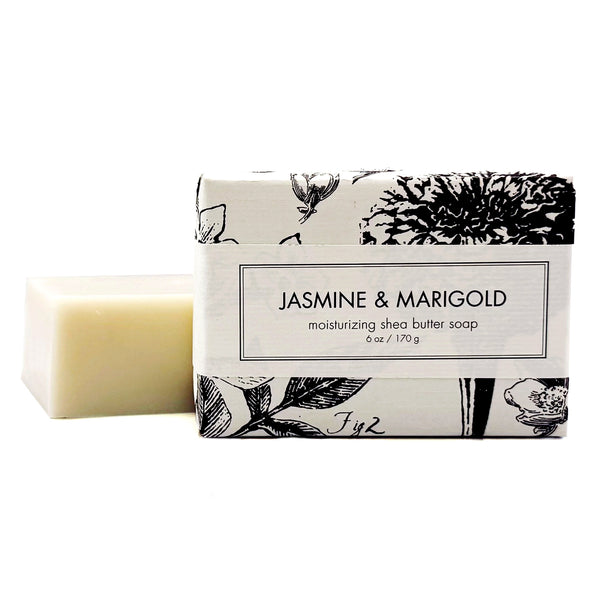 Shea Butter Soap Bar / Jasmine & Marigold