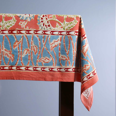 Jenny Rose Block Print Tablecloth