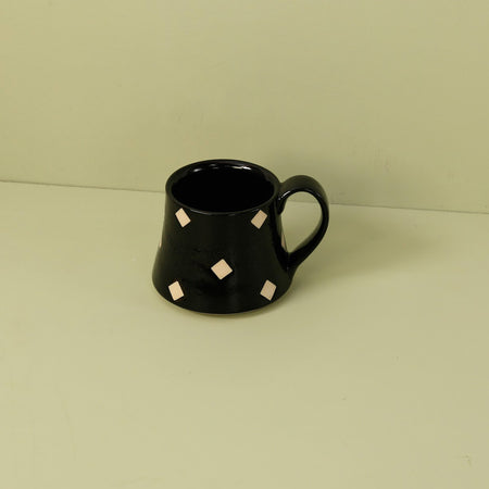 Jeremy Ayers / Black & White Diamond Mug