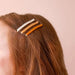 Acetate Bobby Pins / Honey