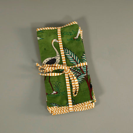 Jungle Napkins 4pc Set / Green