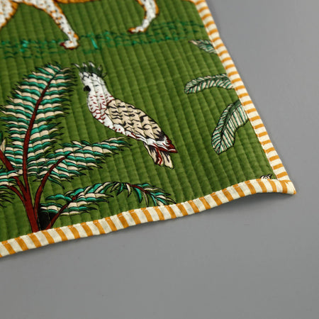 Jungle Print Placemat / Green