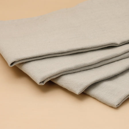Verona Stone Washed Linen Napkins 4pc / Light Gray