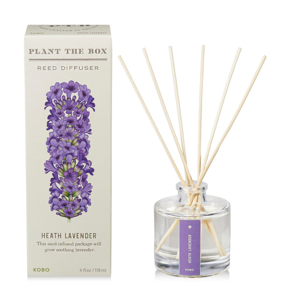 Plantable Box Reed Diffuser / Heath Lavender