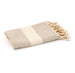 Kalkedon Turkish Cotton Hand Towel / Diamond / Beige
