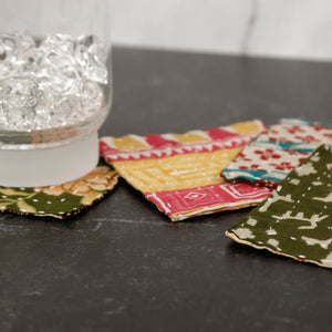 Kantha Coasters / Set of 4